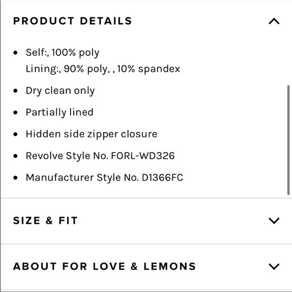 For Love & Lemons Desert Nights dress - Picture 3 of 5